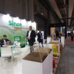 Lo stand United Company nel cuore di Progetto Fuoco Stand United Company visto dalla corsia principale del padiglione fiera Progetto Fuoco Verona.